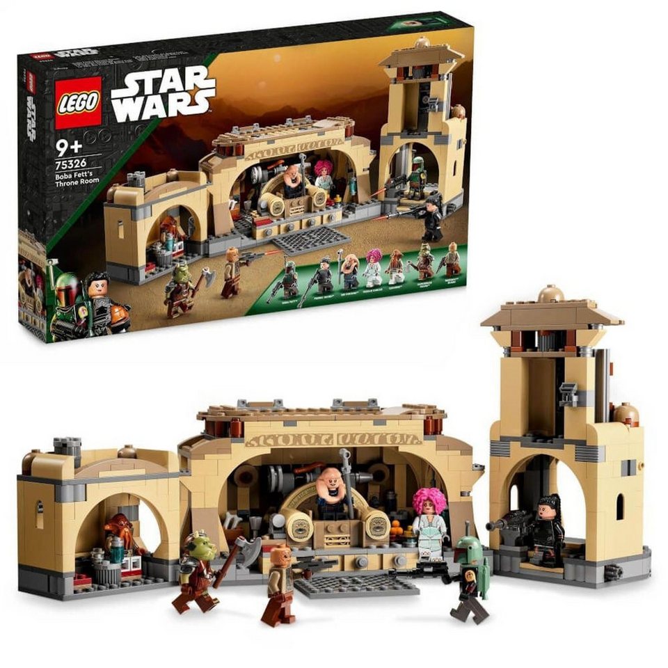 LEGO® Star Wars™ Boba Fetts Thronsaal Konstruktionsspielsteine, (Boba Fetts Thronsaal, Klemmbausteine), Made in Europe
