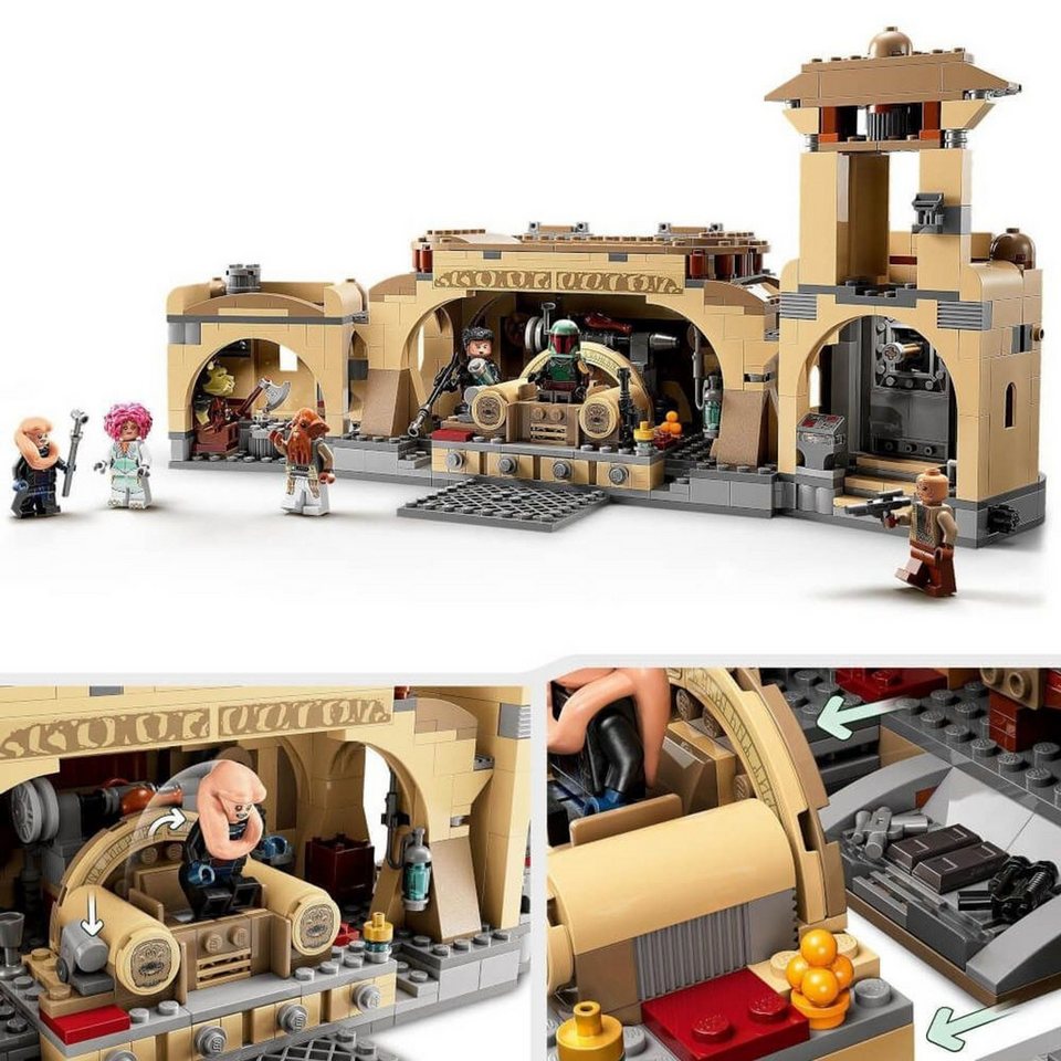 LEGO® Star Wars™ Boba Fetts Thronsaal Konstruktionsspielsteine, (Boba Fetts Thronsaal, Klemmbausteine), Made in Europe