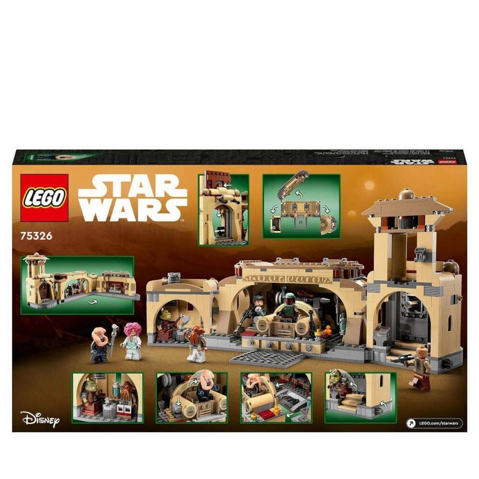 LEGO® Star Wars™ Boba Fetts Thronsaal Konstruktionsspielsteine, (Boba Fetts Thronsaal, Klemmbausteine), Made in Europe
