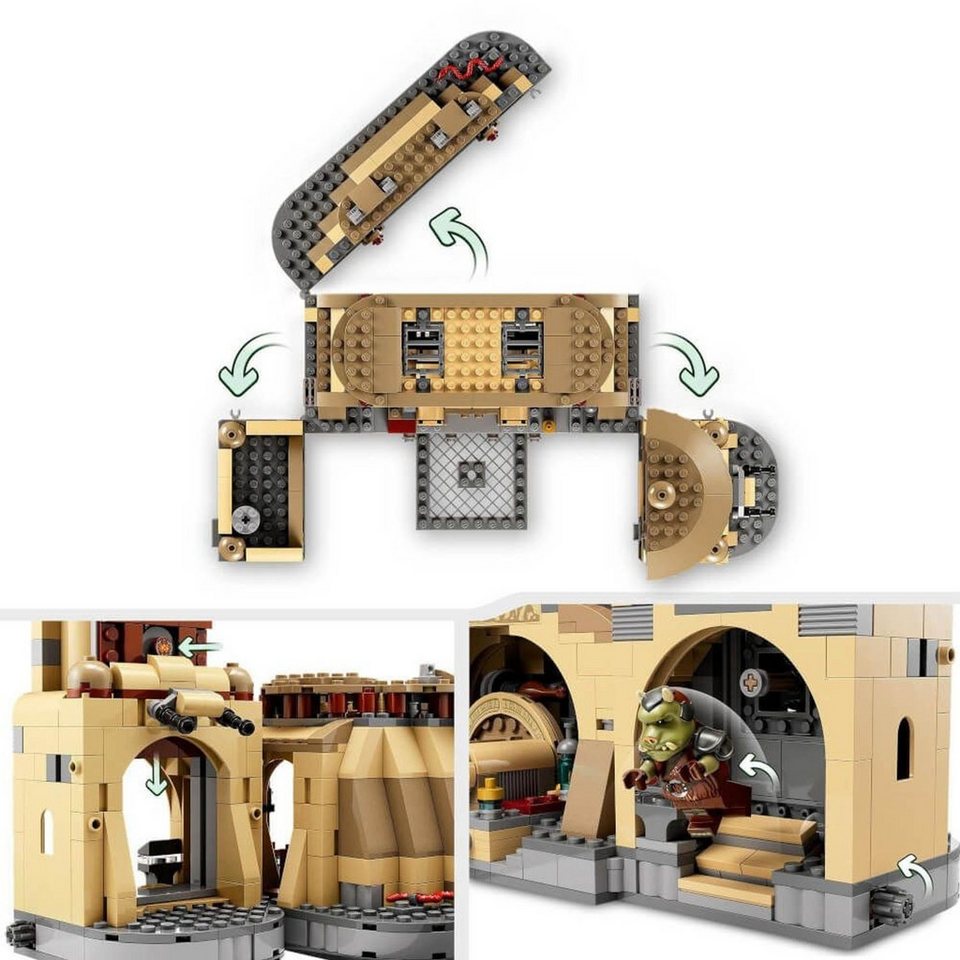 LEGO® Star Wars™ Boba Fetts Thronsaal Konstruktionsspielsteine, (Boba Fetts Thronsaal, Klemmbausteine), Made in Europe