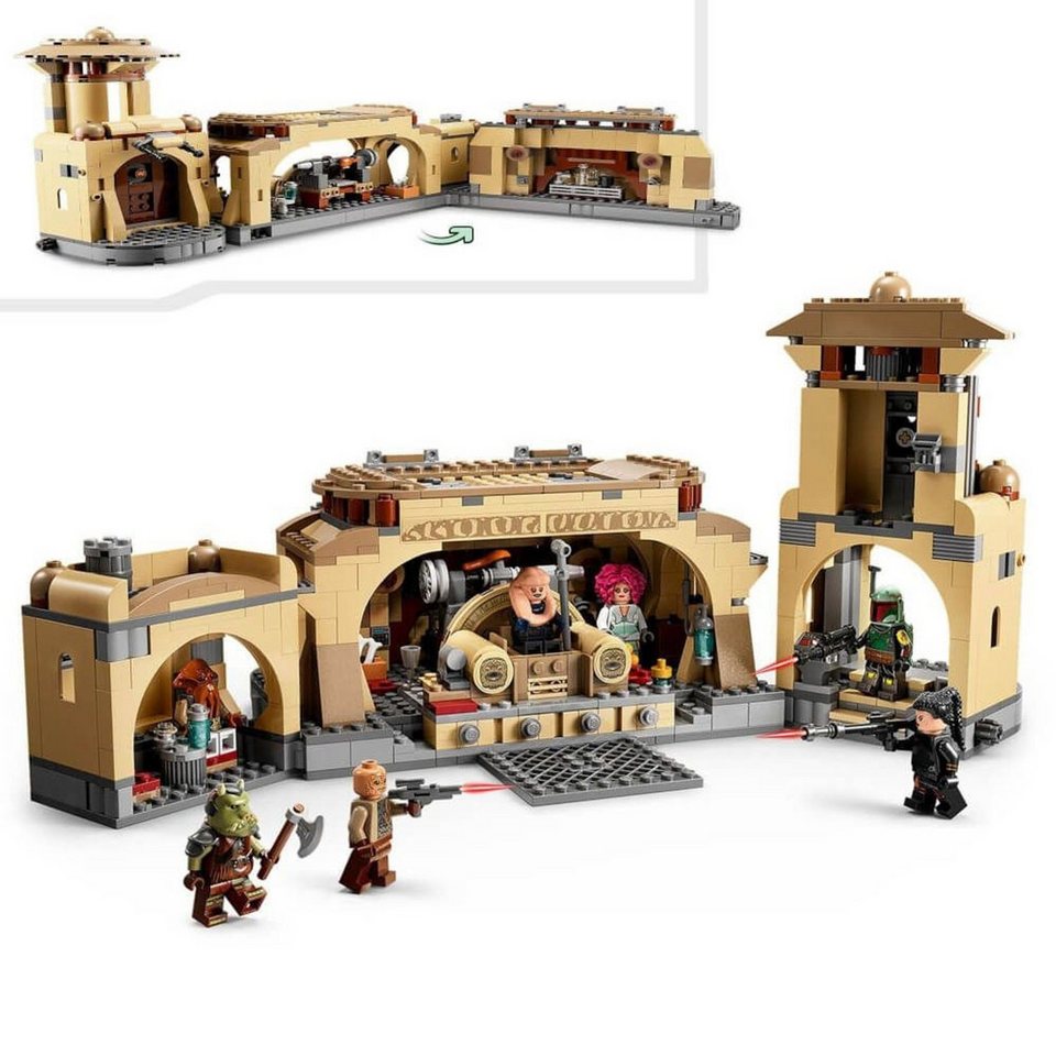 LEGO® Star Wars™ Boba Fetts Thronsaal Konstruktionsspielsteine, (Boba Fetts Thronsaal, Klemmbausteine), Made in Europe