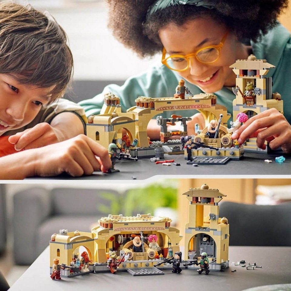 LEGO® Star Wars™ Boba Fetts Thronsaal Konstruktionsspielsteine, (Boba Fetts Thronsaal, Klemmbausteine), Made in Europe