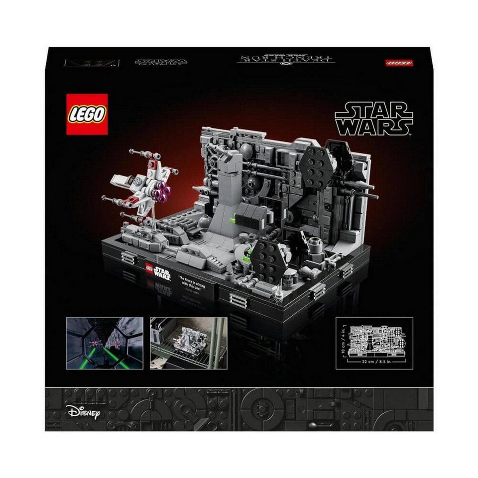 LEGO® Star Wars™ Death Star™ Trench Run Diorama Konstruktionsspielsteine, (Death Star™ Trench Run Diorama, Klemmbausteine), Made in Europe