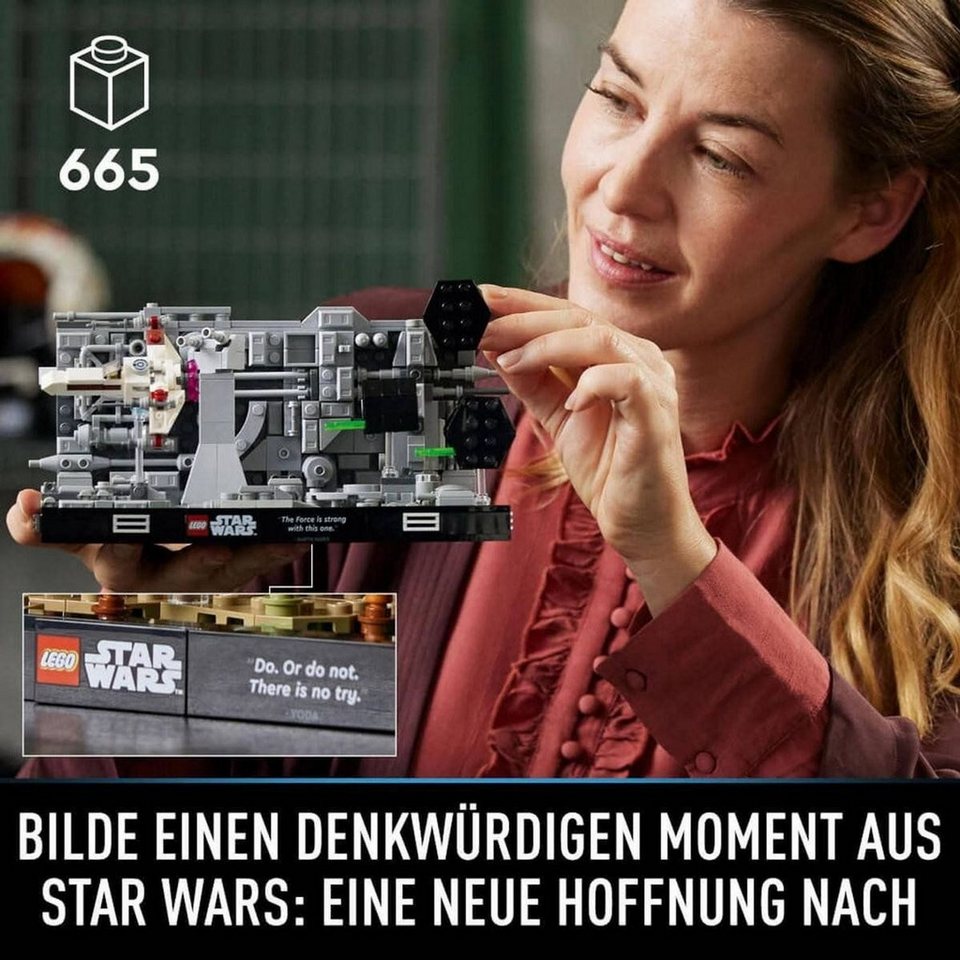 LEGO® Star Wars™ Death Star™ Trench Run Diorama Konstruktionsspielsteine, (Death Star™ Trench Run Diorama, Klemmbausteine), Made in Europe