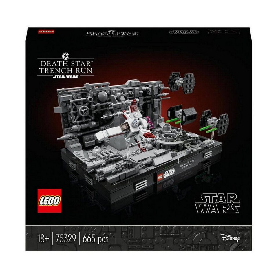 LEGO® Star Wars™ Death Star™ Trench Run Diorama Konstruktionsspielsteine, (Death Star™ Trench Run Diorama, Klemmbausteine), Made in Europe