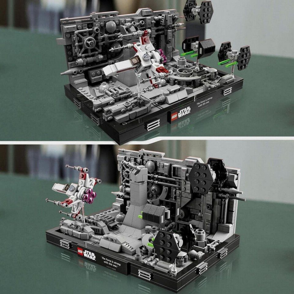 LEGO® Star Wars™ Death Star™ Trench Run Diorama Konstruktionsspielsteine, (Death Star™ Trench Run Diorama, Klemmbausteine), Made in Europe