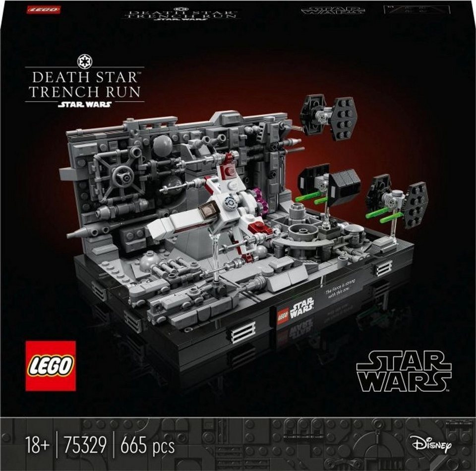 LEGO® Star Wars™ Death Star™ Trench Run Diorama Konstruktionsspielsteine, (Death Star™ Trench Run Diorama, Klemmbausteine), Made in Europe