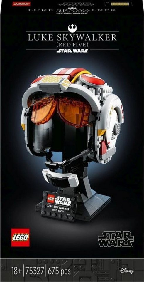LEGO® Star Wars™ Helm von Luke Skywalker™ (Rot Fünf) Konstruktionsspielsteine, (Helm von Luke Skywalker™ (Rot Fünf), Klemmbausteine), Made in Europe