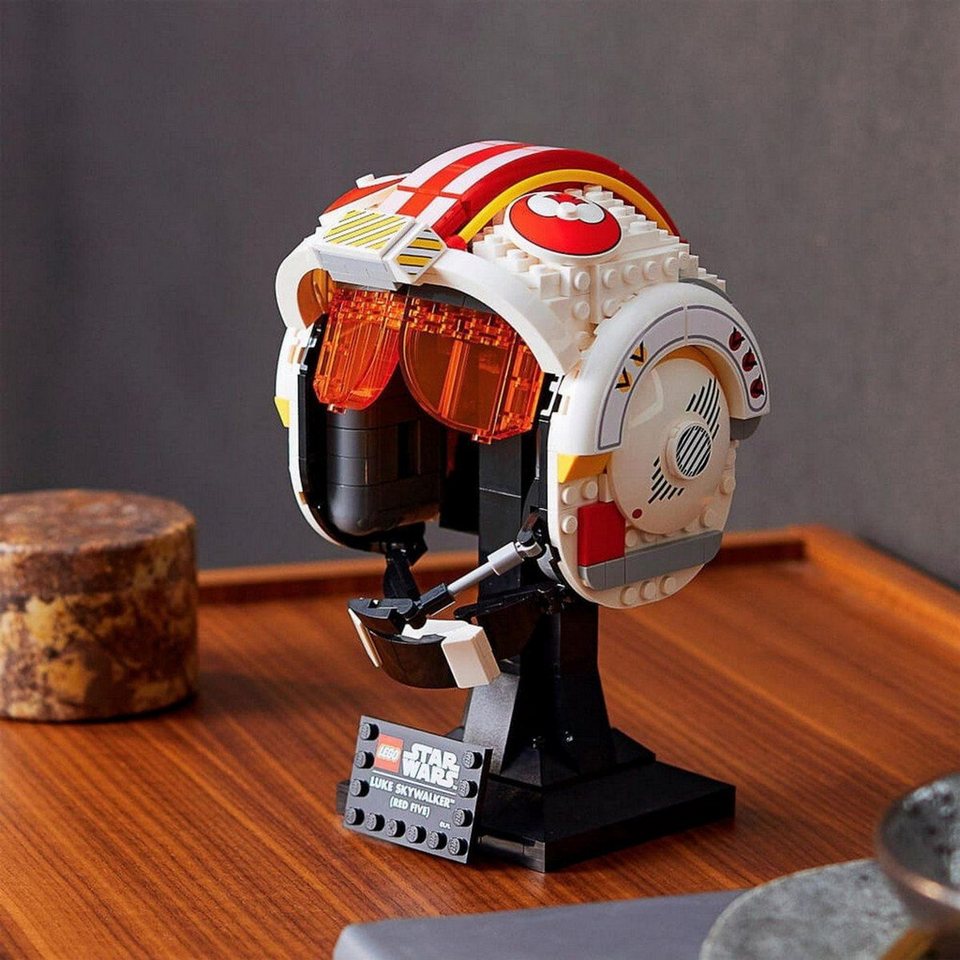 LEGO® Star Wars™ Helm von Luke Skywalker™ (Rot Fünf) Konstruktionsspielsteine, (Helm von Luke Skywalker™ (Rot Fünf), Klemmbausteine), Made in Europe