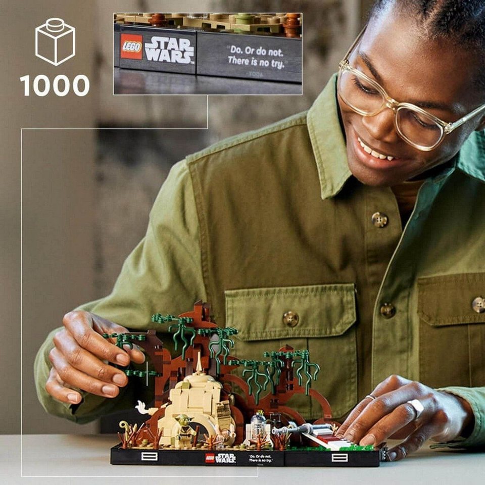 LEGO® Star Wars™ Jedi™ Training auf Dagobah™ – Diorama Konstruktionsspielsteine, (Jedi™ Training auf Dagobah™ – Diorama, Klemmbausteine), Made in Europe
