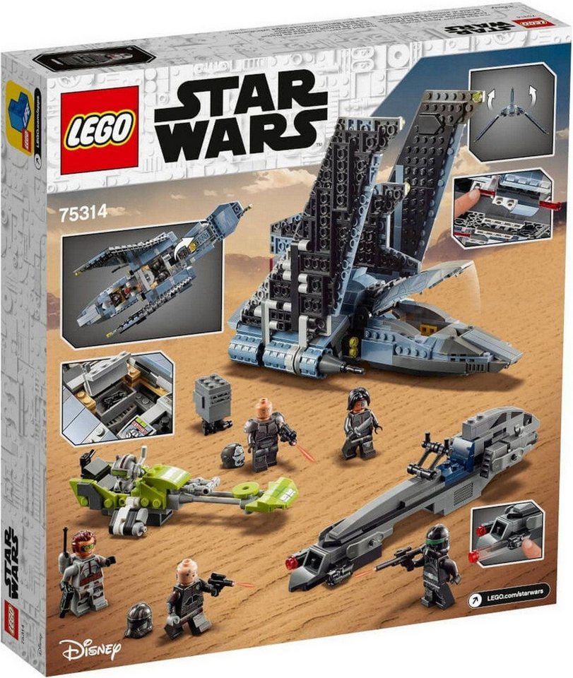 LEGO® Star Wars™ Star Wars Angriffsshuttle aus The Bad Batch™ Konstruktionsspielsteine, (Star Wars Angriffsshuttle aus The Bad Batch™, Klemmbausteine), Made in Europe