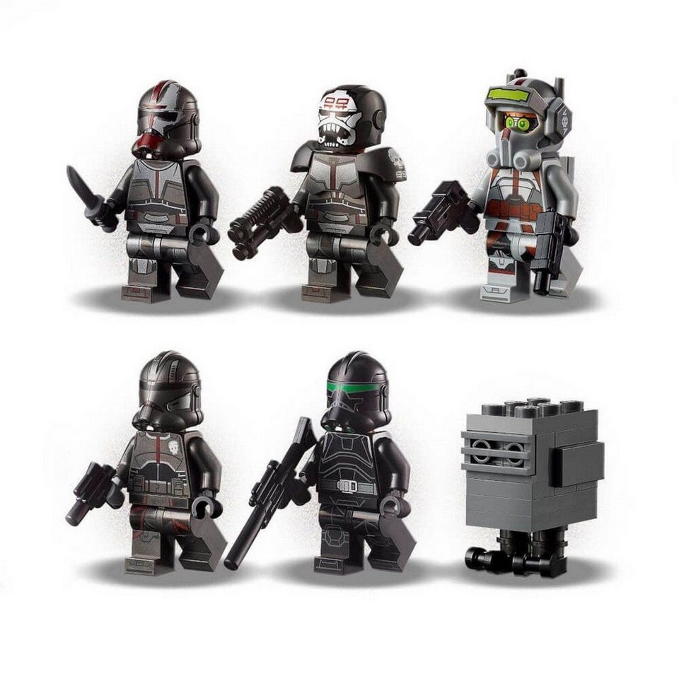 LEGO® Star Wars™ Star Wars Angriffsshuttle aus The Bad Batch™ Konstruktionsspielsteine, (Star Wars Angriffsshuttle aus The Bad Batch™, Klemmbausteine), Made in Europe