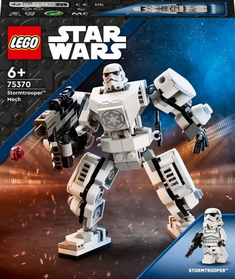 LEGO® Star Wars™ Sturmtruppler Mech Konstruktionsspielsteine, (Sturmtruppler Mech, Klemmbausteine), Made in Europe