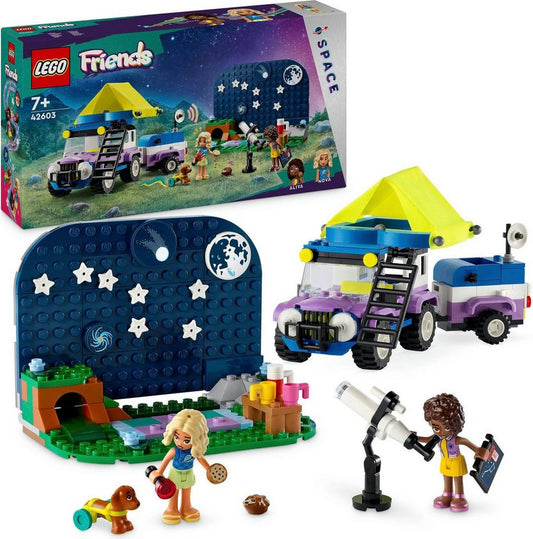 LEGO® Sterngucker-Campingfahrzeug (42603), LEGO Friends Konstruktionsspielsteine, (364 St), Made in Europe
