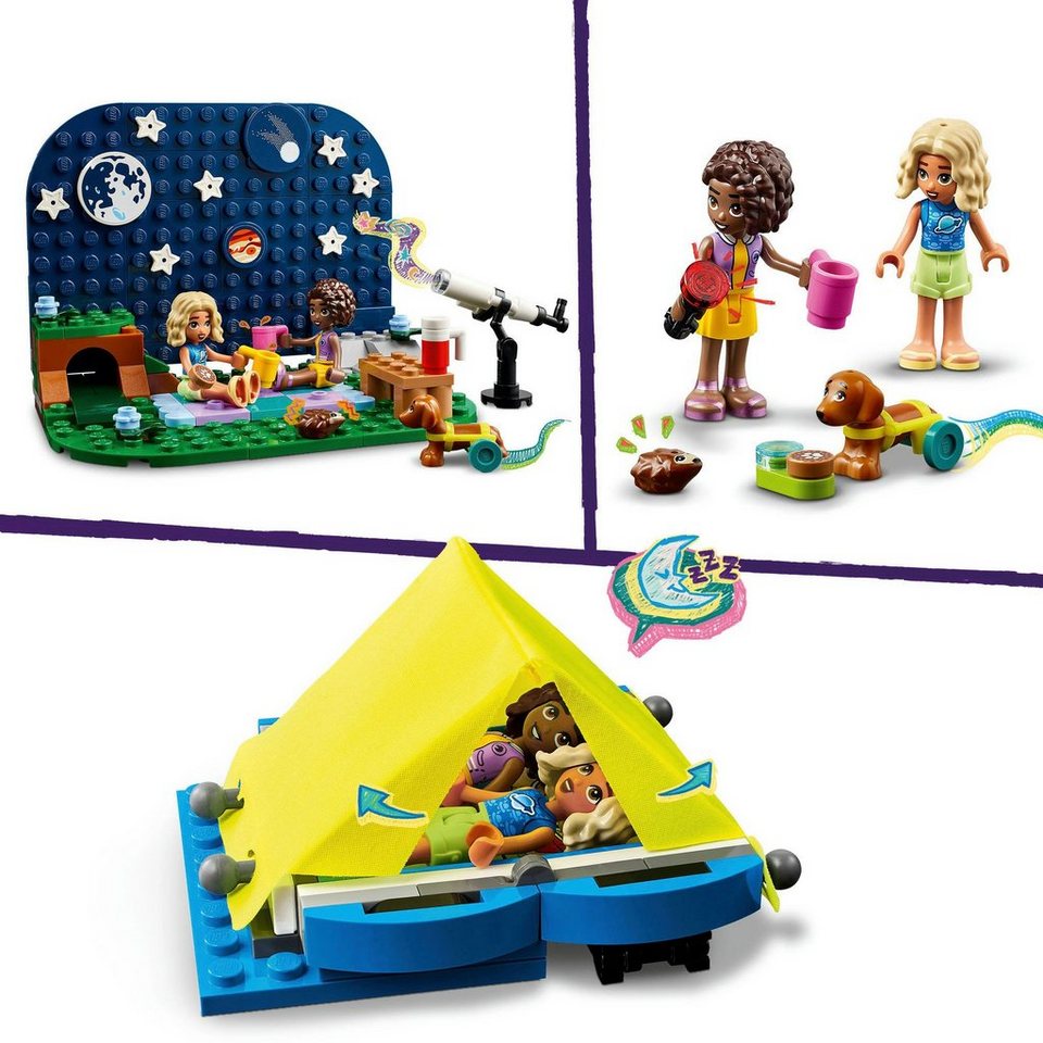 LEGO® Sterngucker-Campingfahrzeug (42603), LEGO Friends Konstruktionsspielsteine, (364 St), Made in Europe
