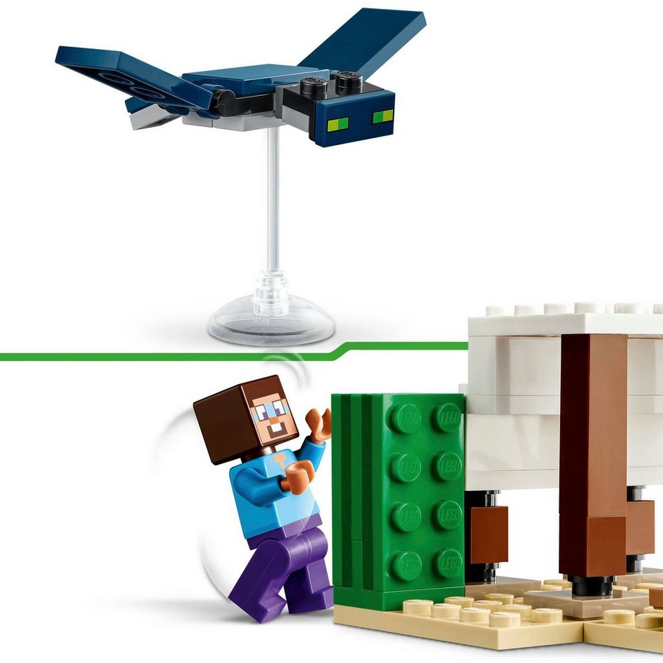 LEGO® Steves Wüstenexpedition (21251), LEGO Minecraft Konstruktionsspielsteine, (75 St), Made in Europe