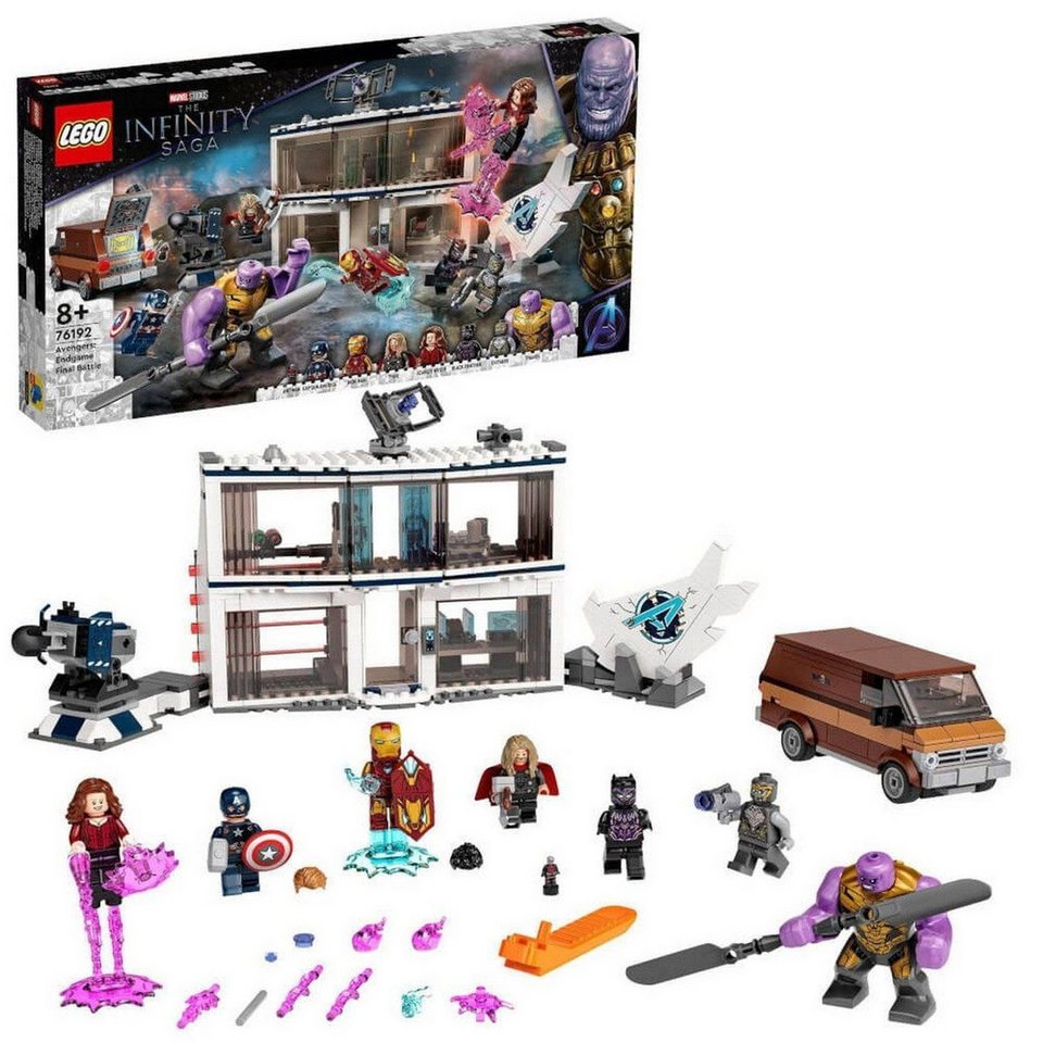 LEGO® Super Heroes Avengers: Endgame Letztes Duell Konstruktionsspielsteine, (Avengers: Endgame Letztes Duell, Klemmbausteine), Made in Europe