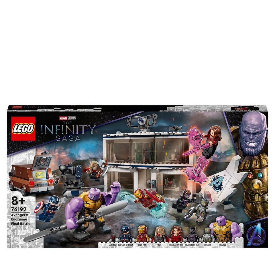 LEGO® Super Heroes Avengers: Endgame Letztes Duell Konstruktionsspielsteine, (Avengers: Endgame Letztes Duell, Klemmbausteine), Made in Europe