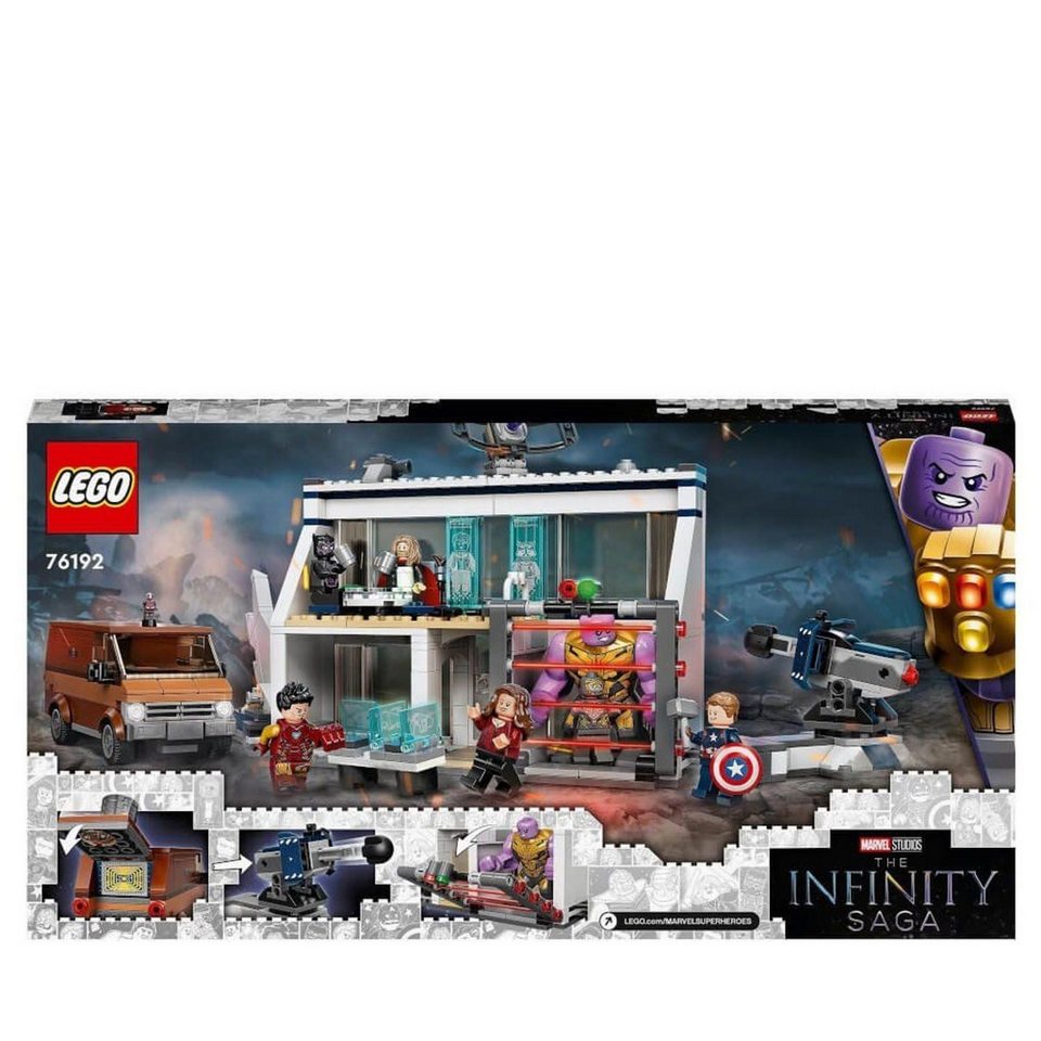 LEGO® Super Heroes Avengers: Endgame Letztes Duell Konstruktionsspielsteine, (Avengers: Endgame Letztes Duell, Klemmbausteine), Made in Europe