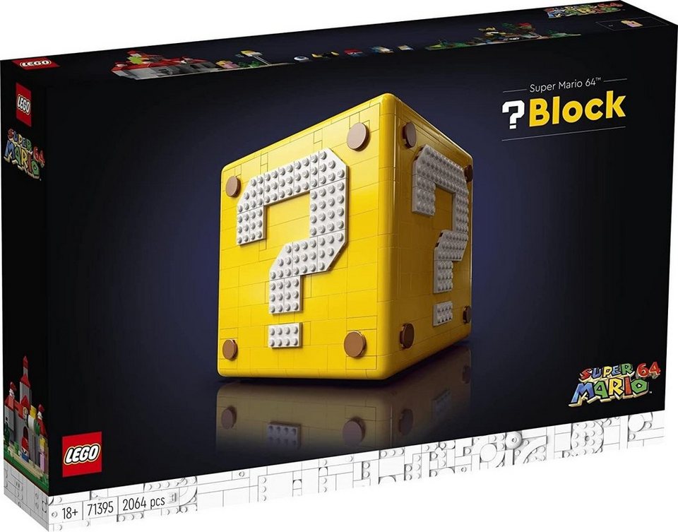 LEGO® Super Mario - Fragezeichen-Block aus Super Mario 64 (71395) Spielbausteine, (2064 St)