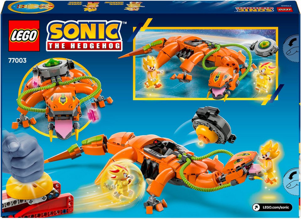 LEGO® Super Shadow vs. Biolizard (77003), LEGO Sonic Konstruktionsspielsteine, (419 St), Made in Europe