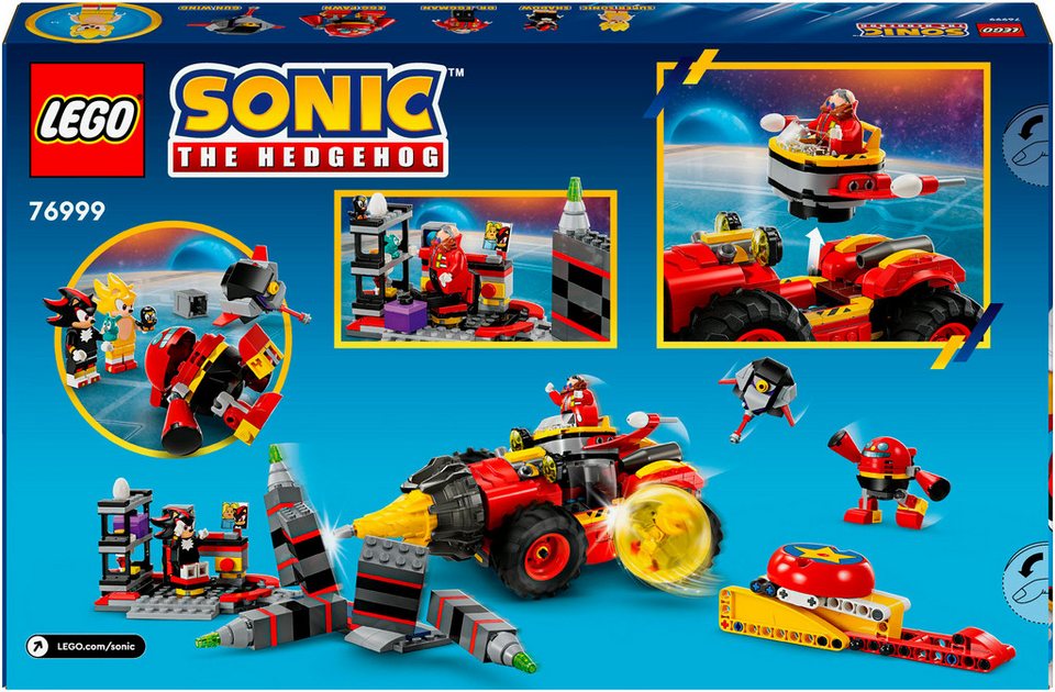LEGO® Super Sonic vs. Egg Drillster (76999), LEGO Sonic Konstruktionsspielsteine, (590 St), Made in Europe