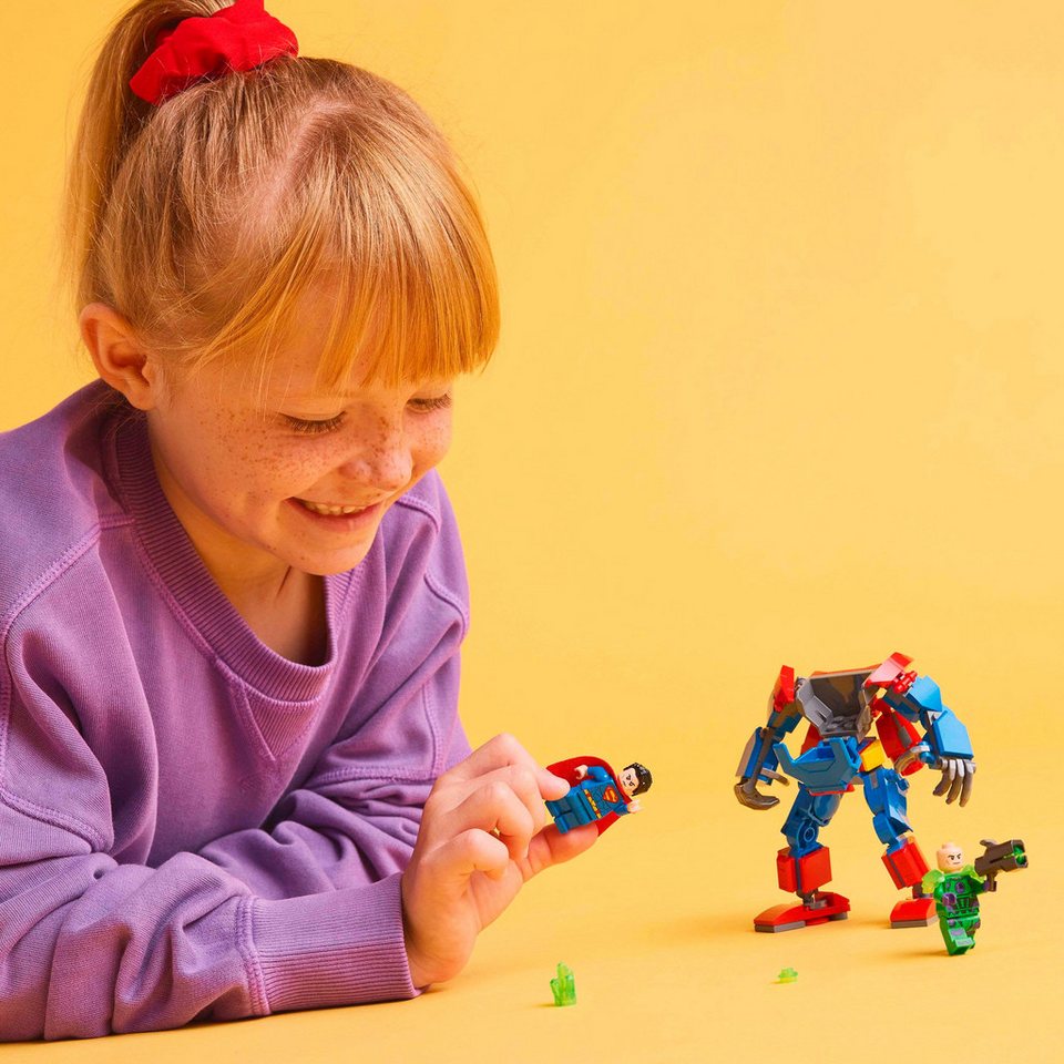 LEGO® Superman™ Mech vs. Lex Luthor™ (76302), LEGO Super Heroes Konstruktionsspielsteine, (120 St), Made in Europe