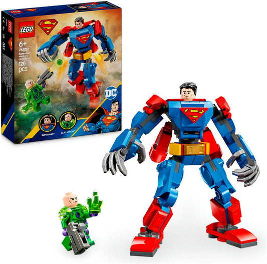 LEGO® Superman™ Mech vs. Lex Luthor™ (76302), LEGO Super Heroes Konstruktionsspielsteine, (120 St), Made in Europe
