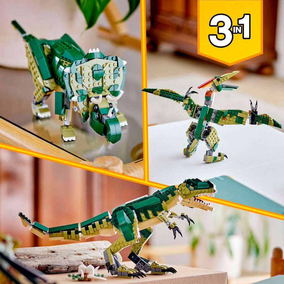 LEGO® T.Rex (31151), LEGO Creator 3in1 Konstruktionsspielsteine, (626 St), Made in Europe