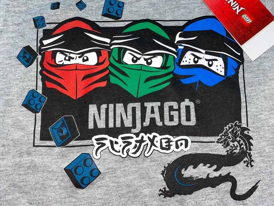 LEGO® T-Shirt Lego® Ninjago T-Shirt Jungen + Mädchen Gr.104 116 128 140