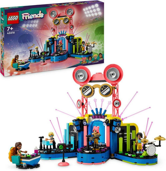 LEGO® Talentshow in Heartlake City (42616), LEGO Friends Konstruktionsspielsteine, (669 St), Made in Europe