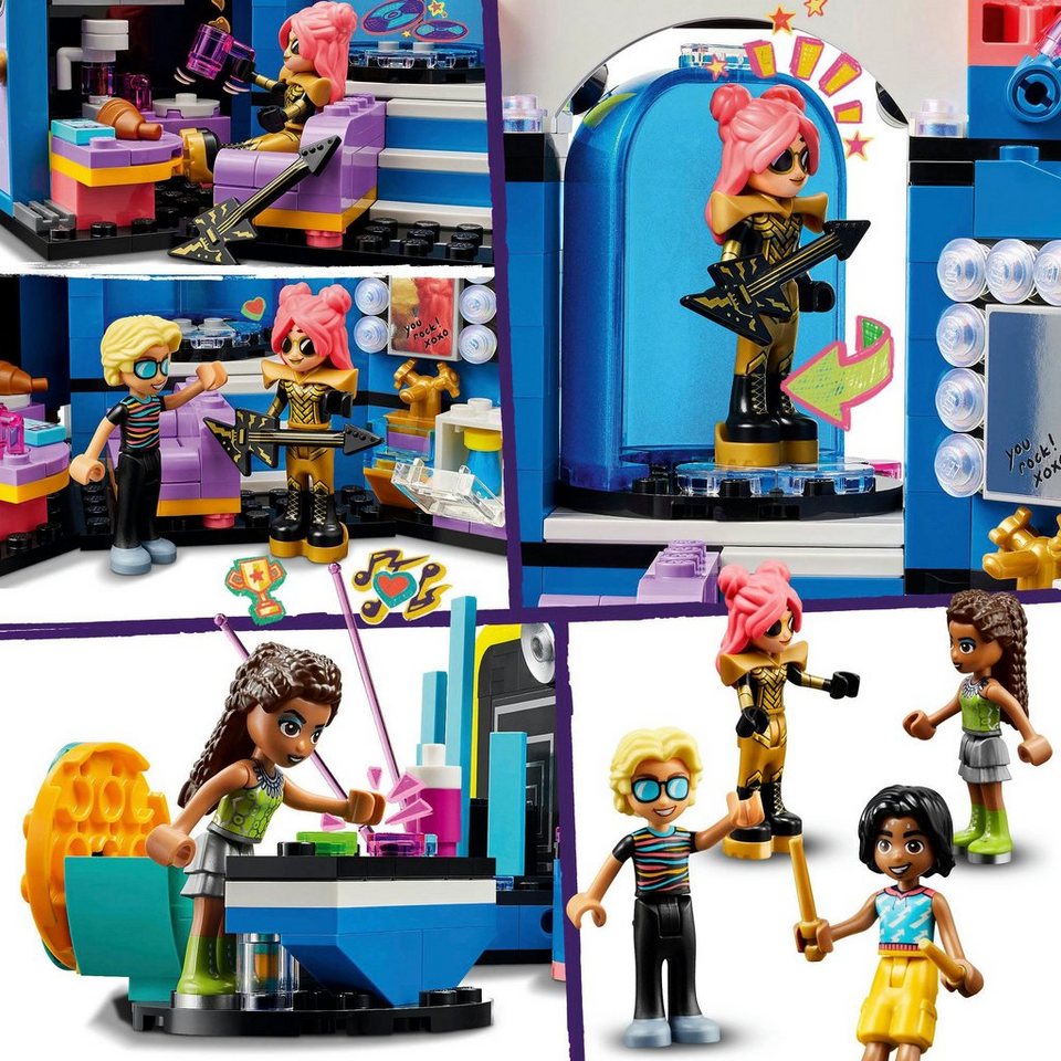 LEGO® Talentshow in Heartlake City (42616), LEGO Friends Konstruktionsspielsteine, (669 St), Made in Europe