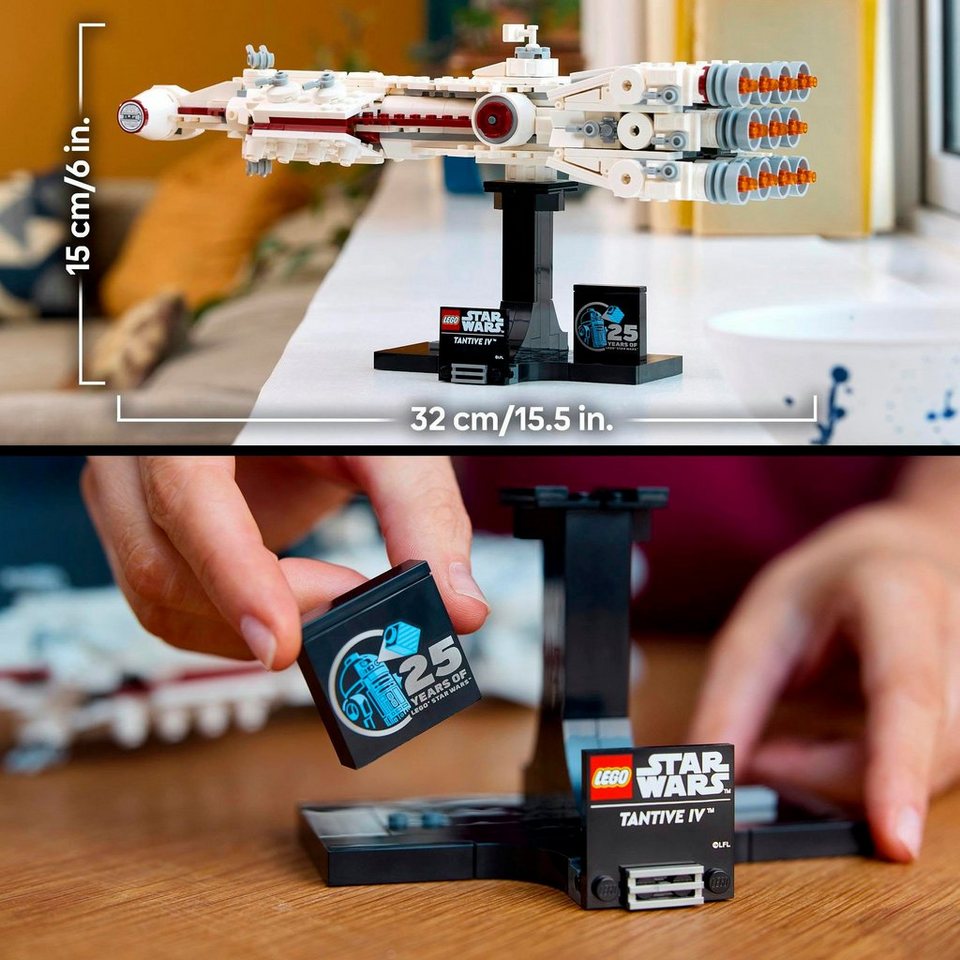 LEGO® Tantive IV™ (75376), LEGO® Star Wars™ Konstruktionsspielsteine, (654 St), Made in Europe