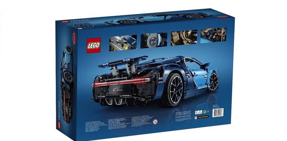LEGO® Technic 42083 Bugatti Chiron Spielbausteine, (3599 St)