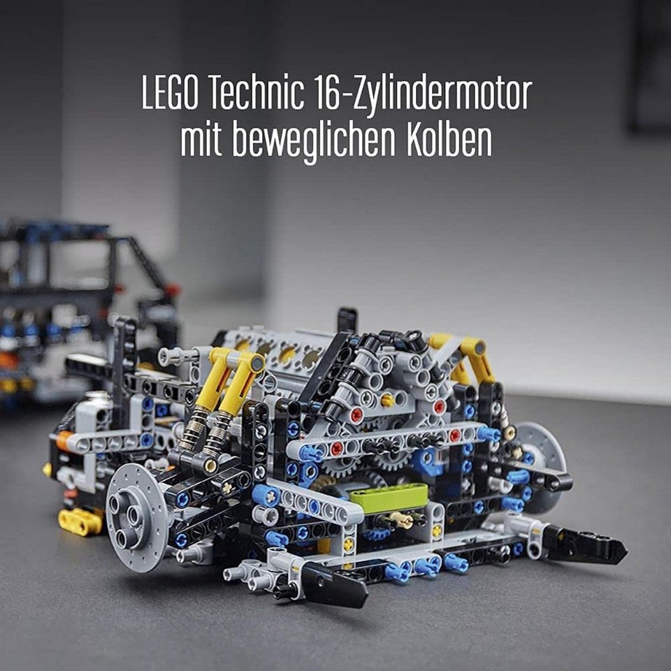 LEGO® Technic 42083 Bugatti Chiron Spielbausteine, (3599 St)