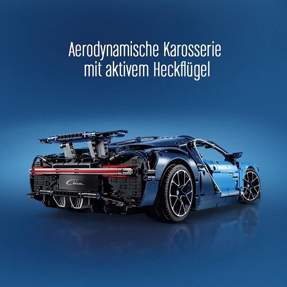 LEGO® Technic 42083 Bugatti Chiron Spielbausteine, (3599 St)