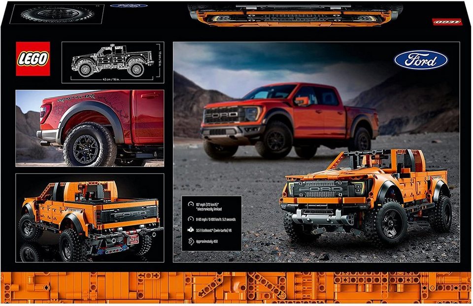 LEGO® Technic - 42126 Ford F-150 Raptor, geeignet ab 18 Jahren Spielbausteine, (1379 St)