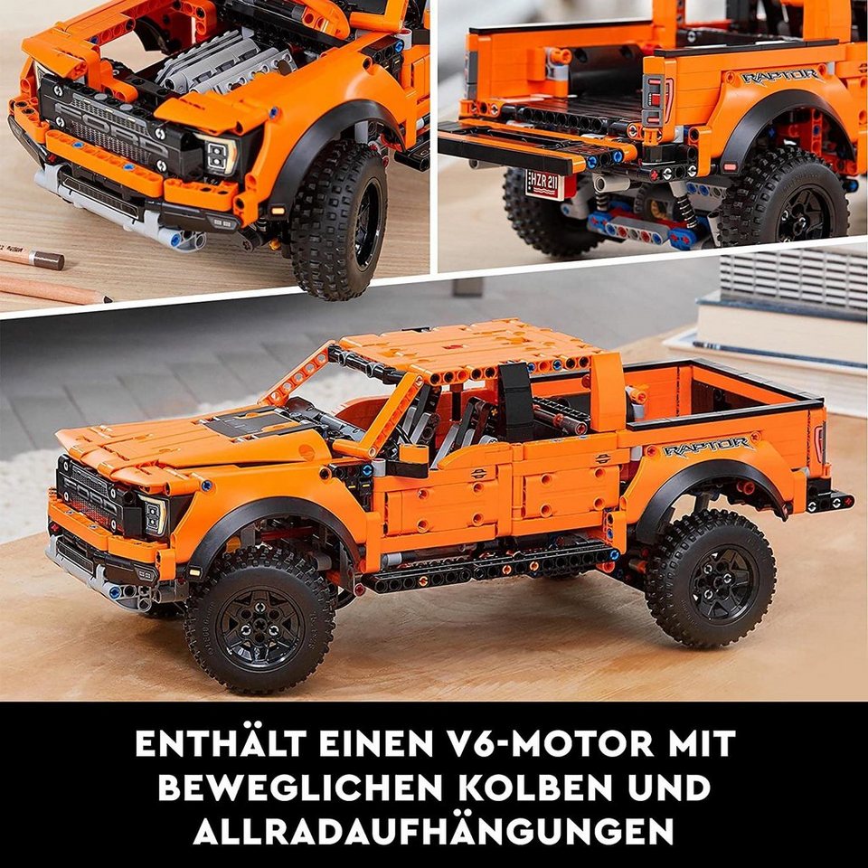 LEGO® Technic - 42126 Ford F-150 Raptor, geeignet ab 18 Jahren Spielbausteine, (1379 St)