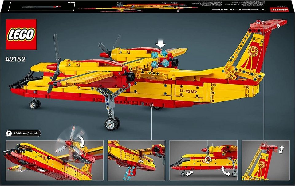 LEGO® Technic 42152 - Löschflugzeug Spielbausteine, (1134 St)