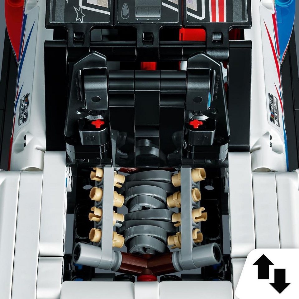 LEGO® Technic 42153 - NASCAR® Next Gen Chevrolet Camaro ZL1 Konstruktionsspielsteine, (672 St), Rennauto, Bau- und Spielset, für Kinder ab 9 Jahren
