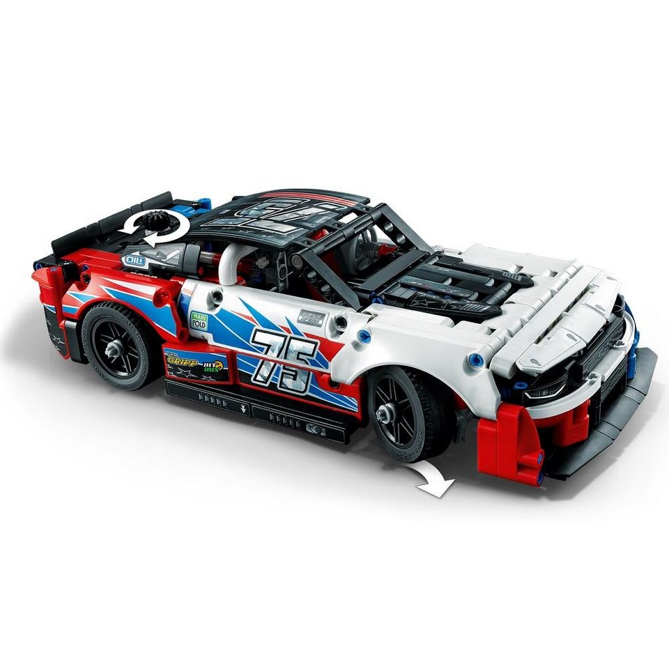 LEGO® Technic 42153 - NASCAR® Next Gen Chevrolet Camaro ZL1 Konstruktionsspielsteine, (672 St), Rennauto, Bau- und Spielset, für Kinder ab 9 Jahren