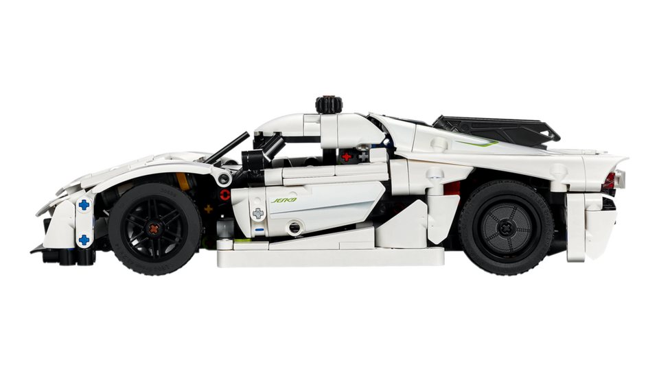 LEGO® Technic 42184 Koenigsegg Jesko Absolut Supersportwagen in Weiß Spielbausteine, (Set, 801 St., Set)