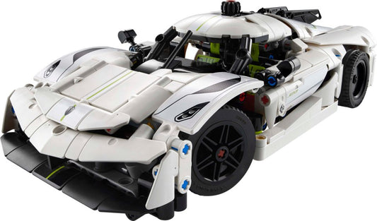 LEGO® Technic 42184 Koenigsegg Jesko Absolut Supersportwagen in Weiß Spielbausteine, (Set, 801 St., Set)
