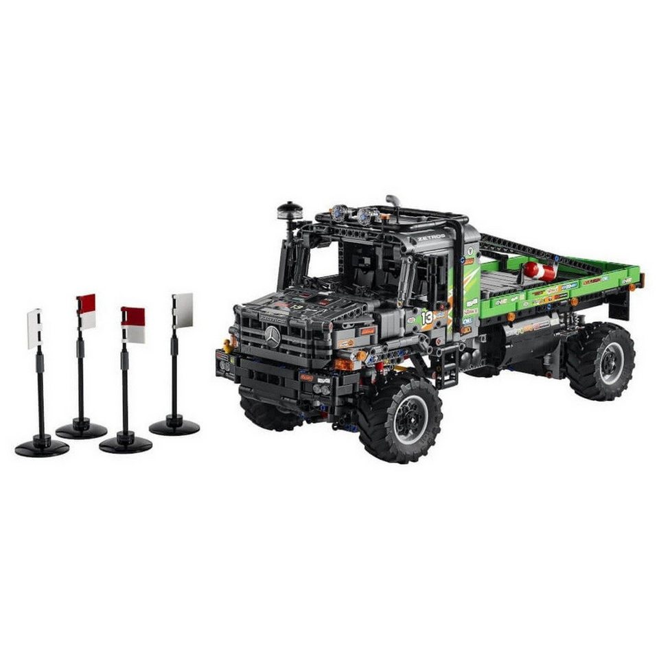 LEGO® Technic Appgesteuerter 4x4 Mercedes-Benz Zetros Offroad-Truck Konstruktionsspielsteine, (Appgesteuerter 4x4 Mercedes-Benz Zetros Offroad-Truck, Klemmbausteine), Made in Europe