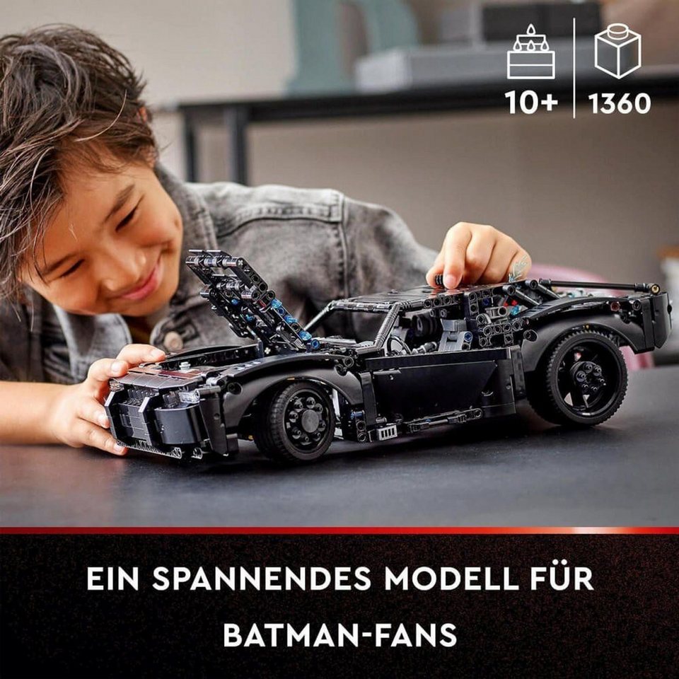 LEGO® Technic BATMANS BATMOBIL™ Konstruktionsspielsteine, (BATMANS BATMOBIL™, Klemmbausteine), Made in Europe