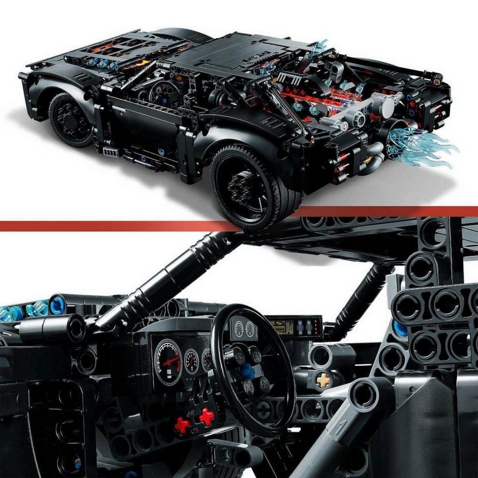 LEGO® Technic BATMANS BATMOBIL™ Konstruktionsspielsteine, (BATMANS BATMOBIL™, Klemmbausteine), Made in Europe