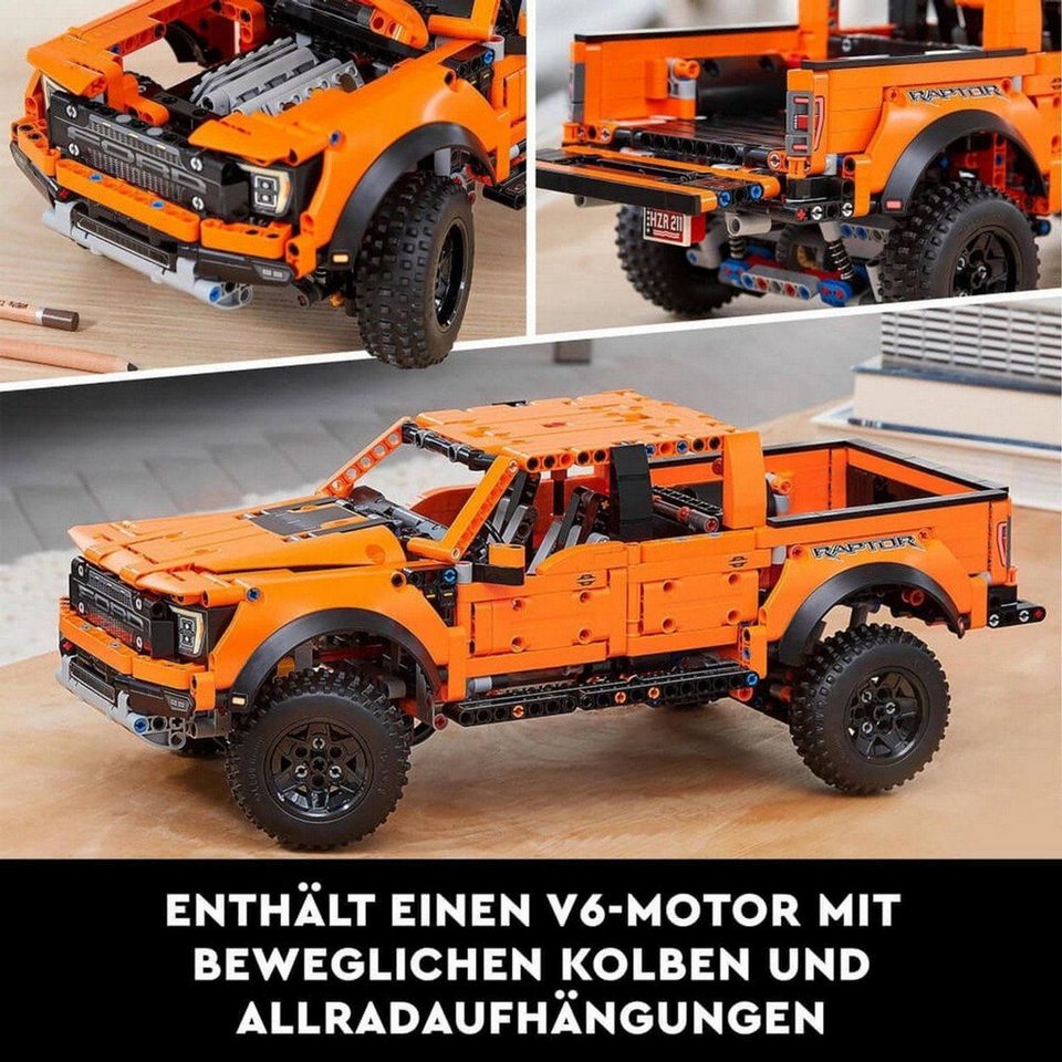 LEGO® Technic Ford® F-150 Raptor Konstruktionsspielsteine, (Ford® F-150 Raptor, Klemmbausteine), Made in Europe