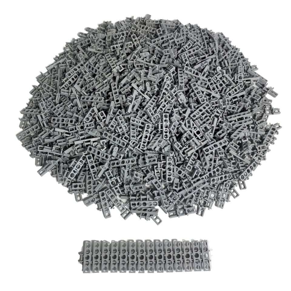LEGO® Technic Kettenglieder Hellgrau fuer Bagger und Raupe - 3873 Menge 50x Spielbausteine, (Bausteine, 50 St., Kreativ-Set), Made in Europe