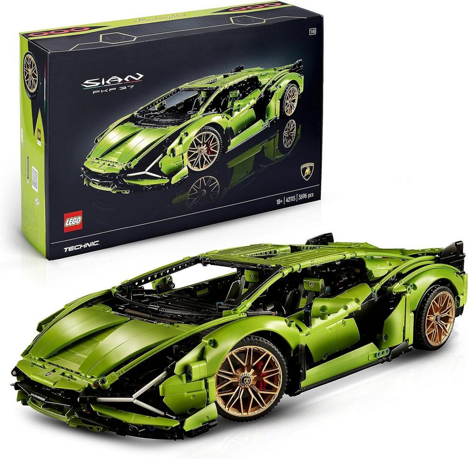 LEGO® Technic - Lamborghini Sián FKP 37 Car Model Kit (42115) Konstruktions-Spielset, (3696 St)