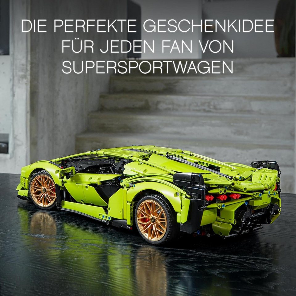 LEGO® Technic - Lamborghini Sián FKP 37 Car Model Kit (42115) Konstruktions-Spielset, (3696 St)
